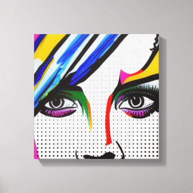 Toile Yeux mentants (Recto)
