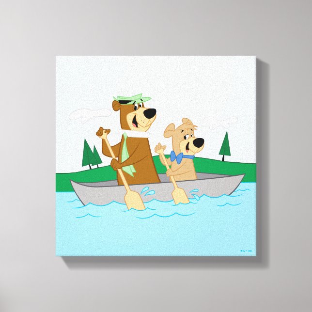 Toile Yogi Bear et Boo Boo Fun Canoe Adventure (Recto)