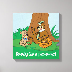 Toile Yogi Bear et Boo-Boo pique-nique Snack