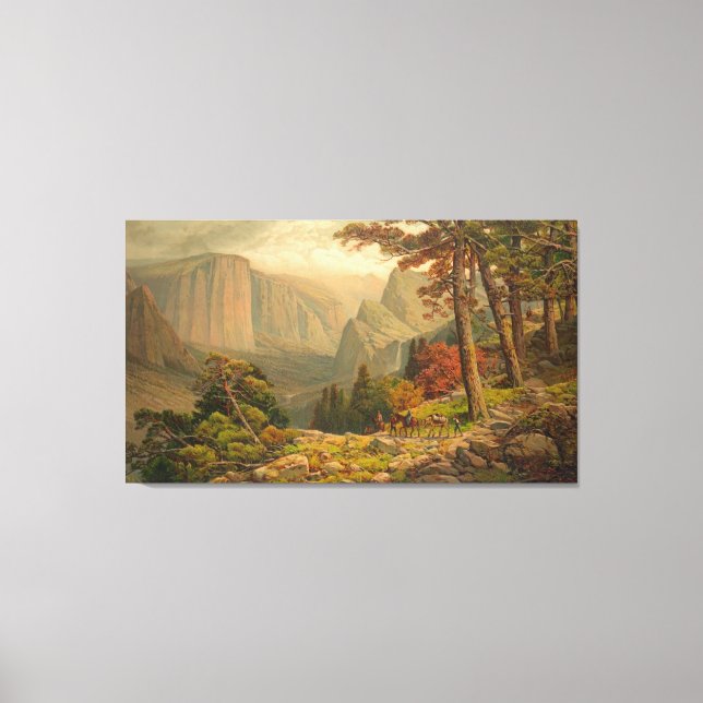 Toile Yosemite Valley California 1887 (Recto)