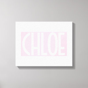Toile Your Bold White Text on Light Pink