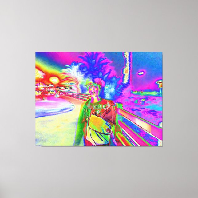 Toile Yuji à Père Noël Monica (Recto)