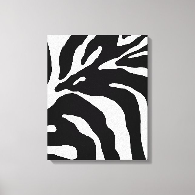 Toile Zebra Stripe Poster de animal (Recto)