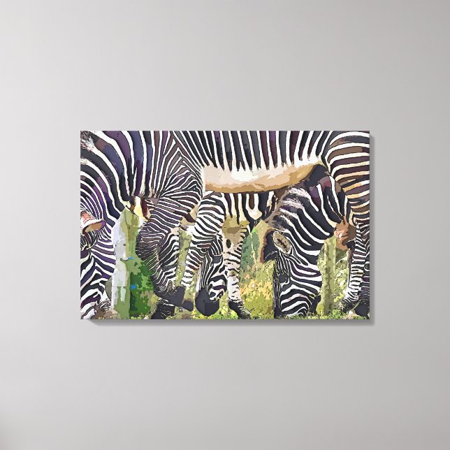 TOILE ZEBRAS (Recto)