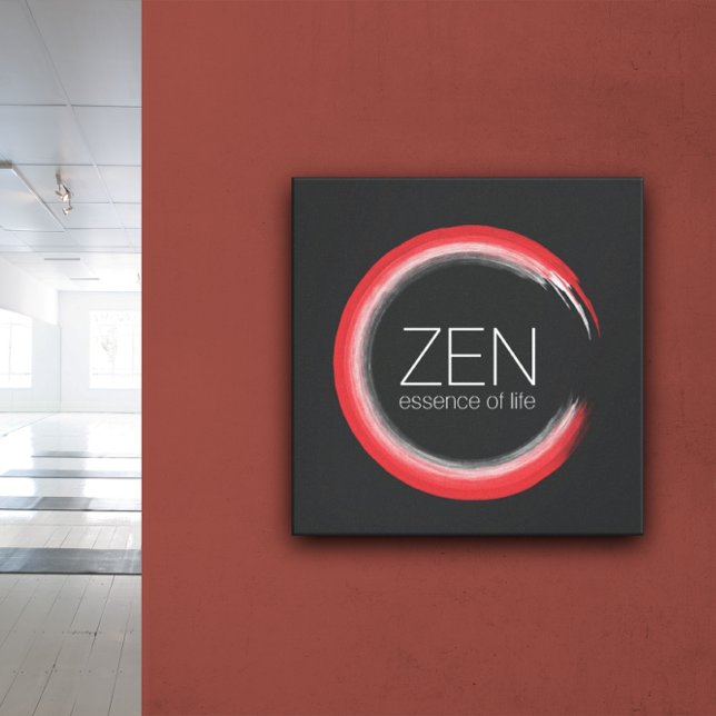 Toile Zen rouge (Red Zen)
