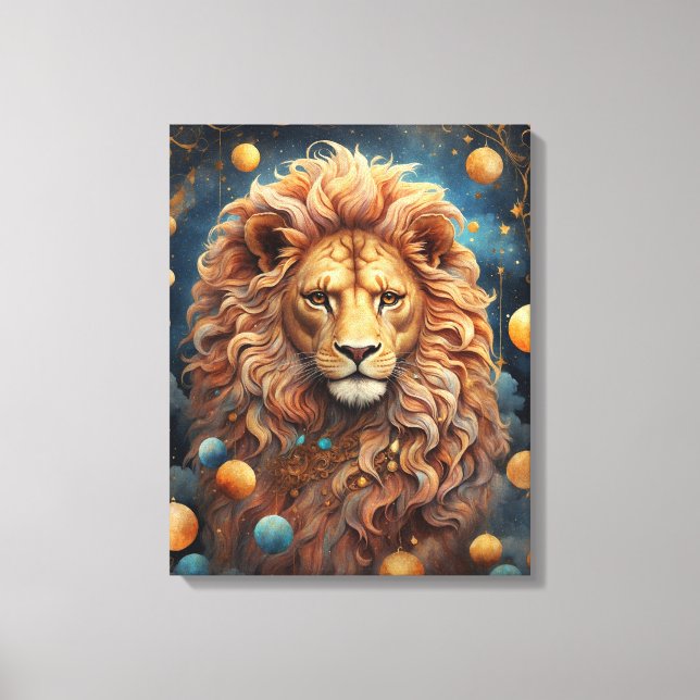 Toile Zodiac Leo (Recto)