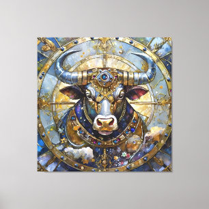 Toile Zodiac - Taurus Le Taureau