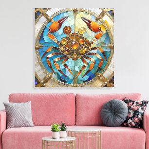 Toile Zodiaque - Cancer Le Crabe