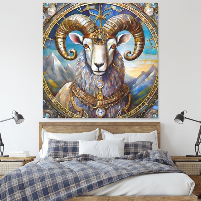 Toile Zodiaque - Le Bélier (Insitu(Chambre))