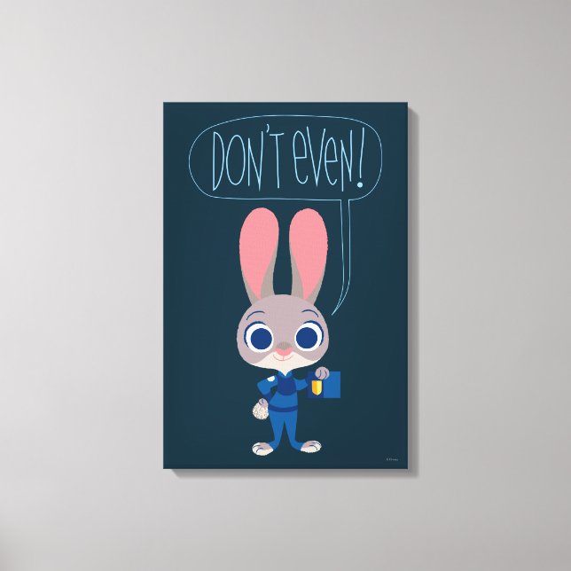 Toile Zootopia | Judy Hopps - Rejoignez Aujourd'Hui! (Recto)