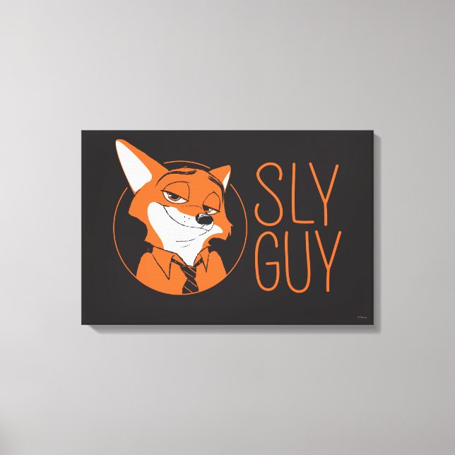 Toile Zootopia | Nick Wilde - Sly Guy (Recto)