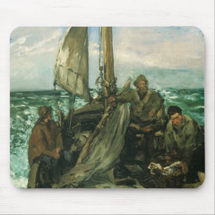 Toilers of the Sea by Edouard Manet, Vintage Art Mouse Pad