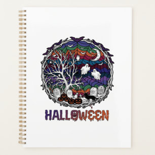 Toiles d'araignée d'Halloween Arbres Fantômes Citr