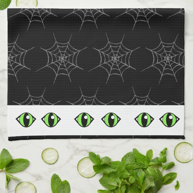 Toiles d'araignées et serviettes de cuisine Big Ey (Plié)