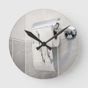 Toilet analysis round clock