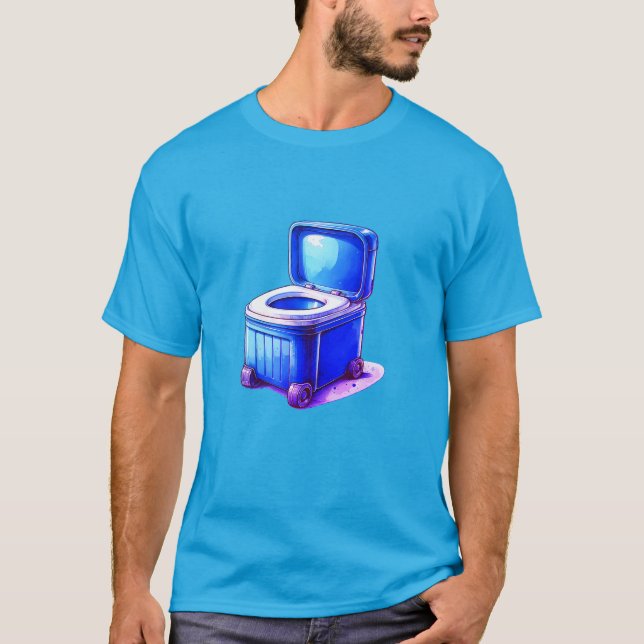Toilet – Clean Functional Design Concept T-Shirt (Front)
