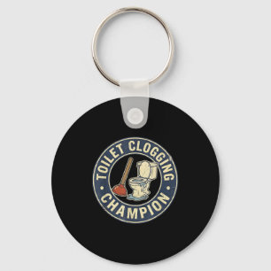 Toilet Clogging Chamon  Keychain
