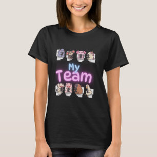 Toilet Humour Animals, Funny Bathroom Gift T-Shirt
