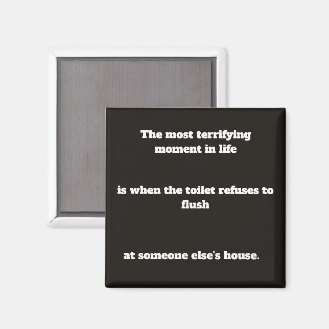 Toilet Humour  Magnet (Front/Back)