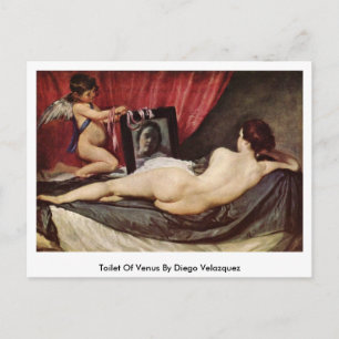Toilet Of Venus By Diego Velazquez Postcard