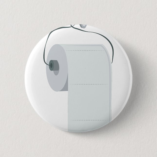 Toilet Paper 2 Inch Round Button (Front)