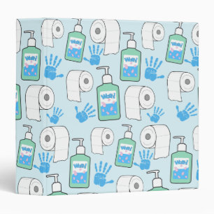 Toilet Paper and Hand Sanitizer Pattern Binder
