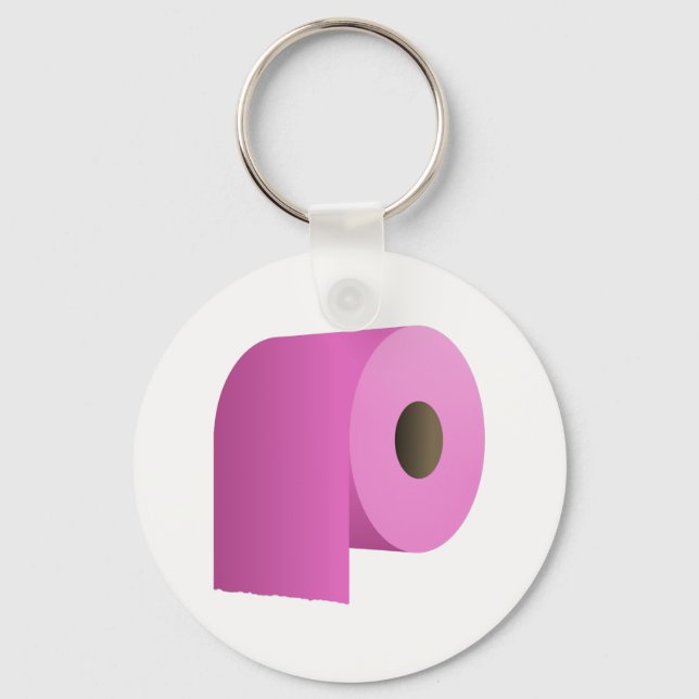 Toilet Paper Keychain (Front)