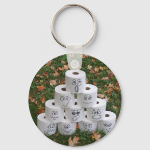 Toilet Paper Pyramid Keychain