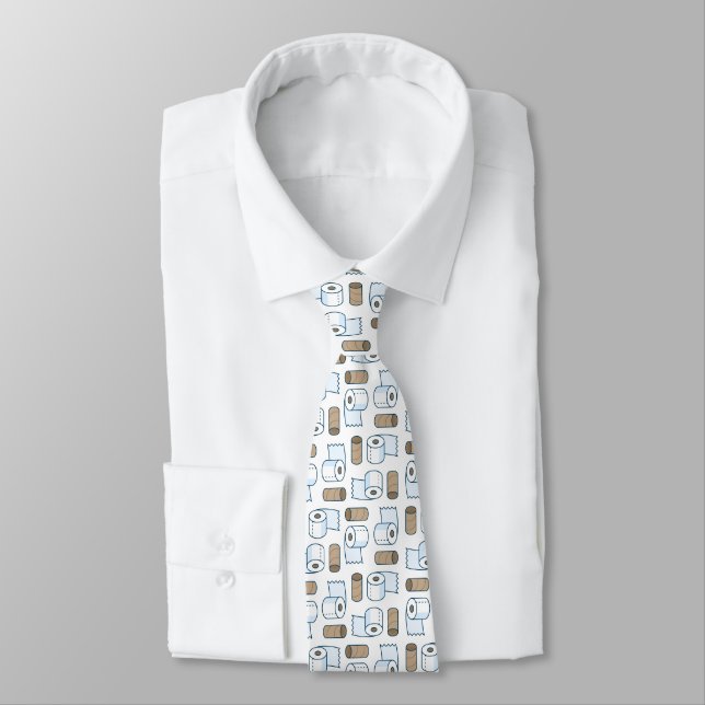 Toilet Paper Roll Tie (Tied)