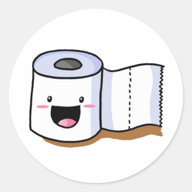 toilet paper sticker (Front)