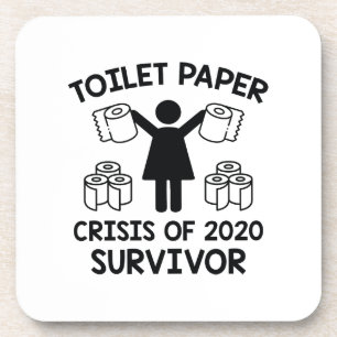 Toilet Paper Survivor Coaster