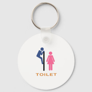 Toilet Peaking Keychain