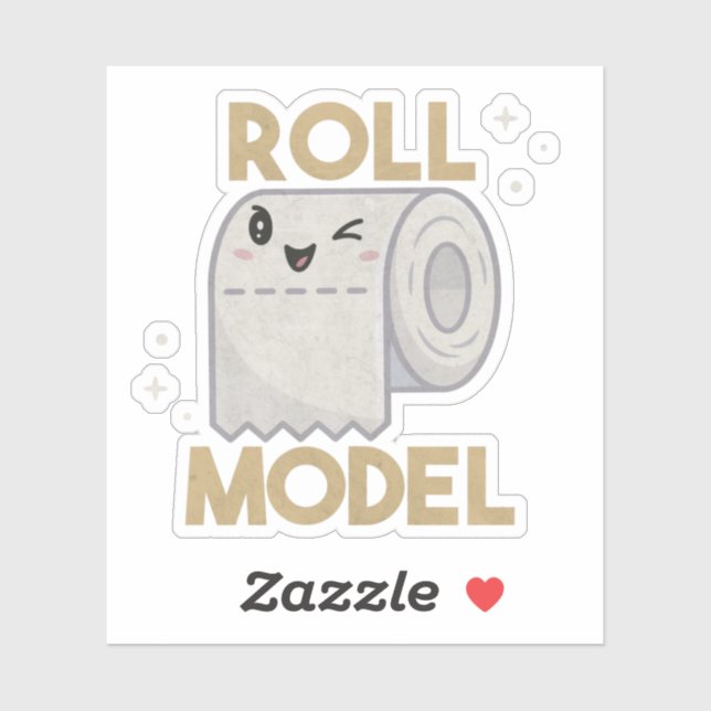 Toilet Pun: Roll Model (Sheet)