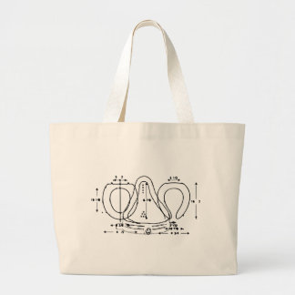 toilet seat large tote bag