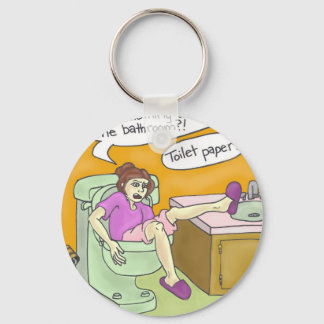 Toilet Seat Mayhen Keychain