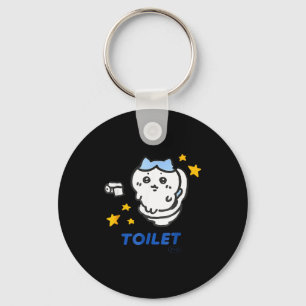 Toilet Time Chikawa Meme Funny Tee Keychain