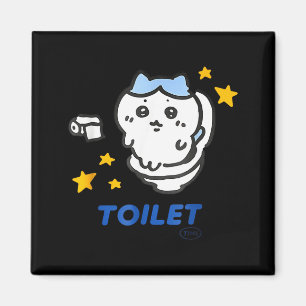 Toilet Time Chikawa Meme Funny Tee  Magnet