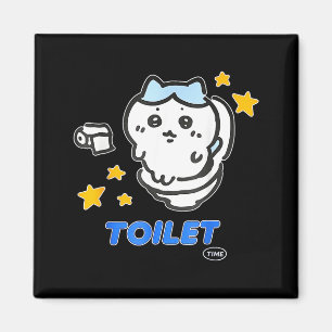 Toilet Time Chikawa Meme Tee  Magnet