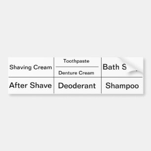 Toiletry Labels for Men