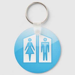 Toilets Icon Keychain