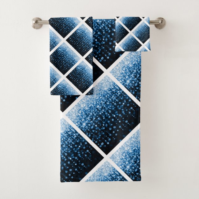 TOILETTE DE SALLE DE BAINS SPARKLE BLEU (En situation)