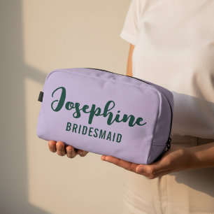 Toilette Trousse de Maquillage Personnalisée Lilas en Cadea
