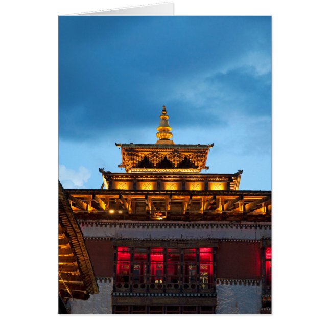 Toit bouddhiste Dzong (Devant)