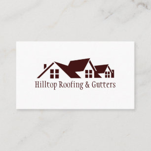 Toit, Goutters, Carte de visite de construction