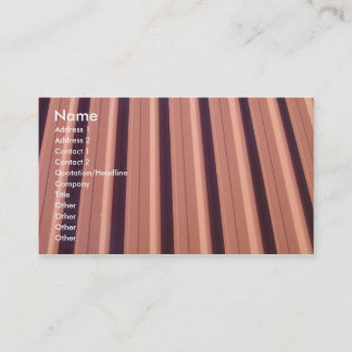 Toiture de carte de visite ...........