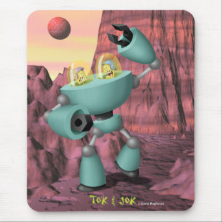 Tok & Jok TokBot vs. JokBot Mousepad