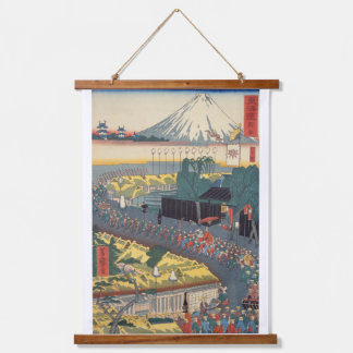 TOKAIDO FUCHU ウッドウォールタペストリー HANGING TAPESTRY