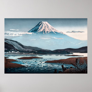 Tokaido Fujikawa by Tsuchiya Koitsu Poster