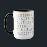 toki pona mug<br><div class="desc">Entire toki pona vocabulary on a single mug.

toki pona is a constructed language with 120-ish words.</div>