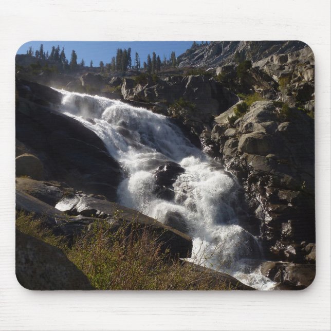 Tokopah Falls II at Sequoia National Park Mouse Pad (Front)